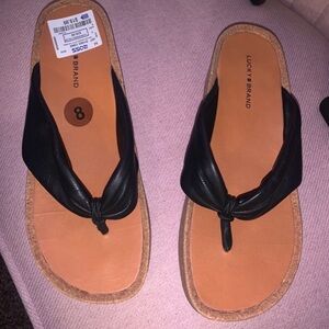 Lucky Brand Women's Black Sandals